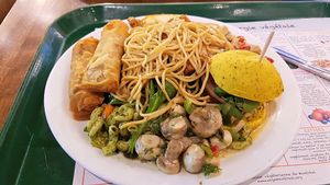 Vegan buffet at Resto Vego in Montreal