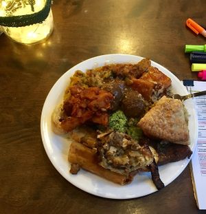 Options véganes at Resto Vego in Montreal