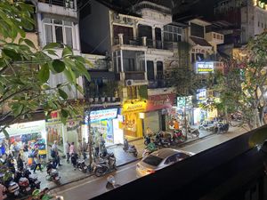Balcony too  at The Veg Restaurant - Nha hang Chay in Hanoi