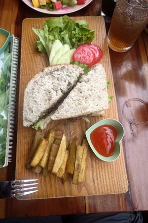 Lentil sandwich 🥪😍 at The Veg Restaurant - Nha hang Chay in Hanoi