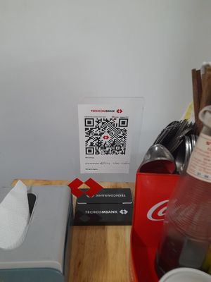 Payment by bank transfer if you want at Cơm chay Từ Tam in Ho Chi Minh City