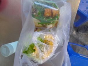 My take away vegan food at Hủ Tiếu Chay Thiên Duyên in Ho Chi Minh City