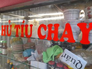 The stall at Hủ Tiếu Chay Thiên Duyên in Ho Chi Minh City