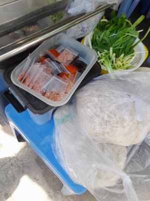 Vegan ingredients at Hủ Tiếu Chay Thiên Duyên in Ho Chi Minh City