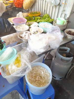 Vegan ingredients at Hủ Tiếu Chay Thiên Duyên in Ho Chi Minh City
