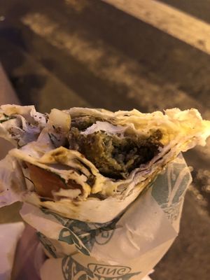 Indian falafel is the best for spicy food lovers 🌶  at Falafel King in St Petersburg