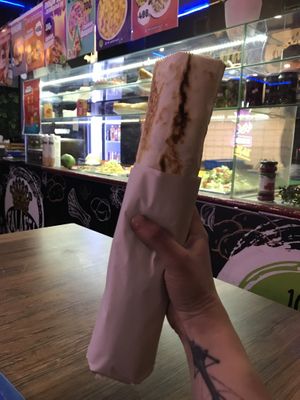   at Falafel King in St Petersburg