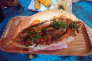 Mushroom at bánh mì 911 in Lao Cai