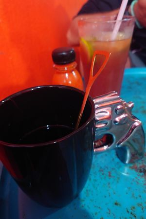 Coffee at bánh mì 911 in Lao Cai