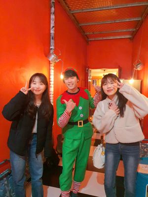 Christmas at 911. at bánh mì 911 in Lao Cai