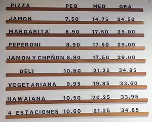 Menu 2 of 5, March 2023 at Galapagos Deli in Puerto Ayora