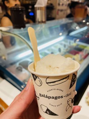 Guanabana Sorbet  at Galapagos Deli in Puerto Ayora