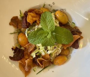 zucchini tagliatelle   at MINT Cucina Fresca in Polignano A Mare