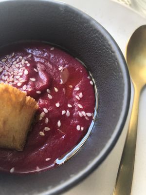 Beetroot entrée   at MINT Cucina Fresca in Polignano A Mare