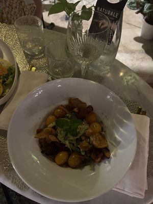 Zucchini avocado pasta (vegan)  at MINT Cucina Fresca in Polignano A Mare