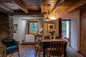 Dining room and entrance  at Gorllan in Eglwyswrw