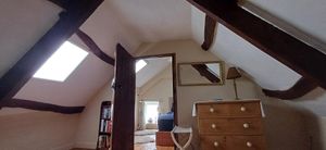 Useful dressing area outside the bedroom at Gorllan in Eglwyswrw