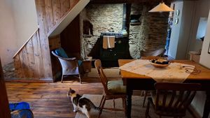 Reception and dining area at Gorllan in Eglwyswrw