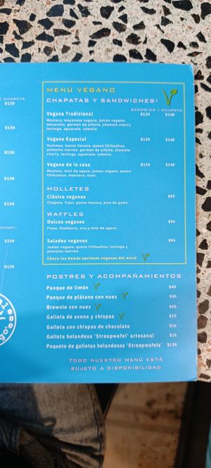  at Cafetal Chilango MAQ in Mexico City