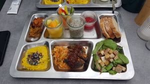 the vegan breakfast at Oben in Vienna