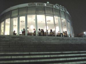 at night at Oben in Vienna