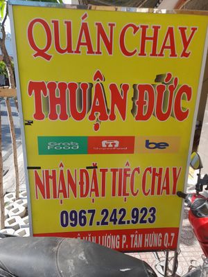 Name. Address. Phone number at Quán Chay Thuận Đức in Ho Chi Minh City