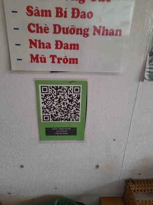 Payment by cash or bank transfer at Quán Chay Thuận Đức in Ho Chi Minh City