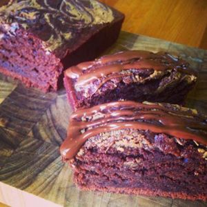 Peanut Butter Brownie Loaf! at Black Currant in Brooklyn