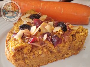 Vegan Carrot Bread No sugar gluten free at Wake Up Vallarta in Puerto Vallarta