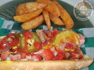 Hot Dog at Wake Up Vallarta in Puerto Vallarta