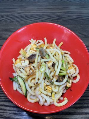 Udon stir fry build your ownn  at Yummy Yaki in Mobile