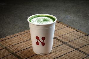 本日の最高級抹茶ラテ（hot/iced） at Niwa in Kyoto