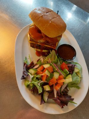 Pineapple Express (Veganized) at Puddlers Kitchen & Tap in Bridgeport