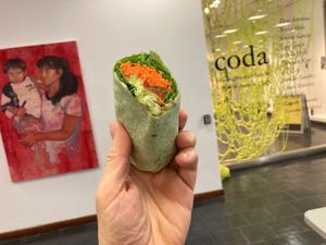 Vegan wrap at Bel Ami in New York City