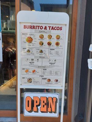 Menu at SIESTA  in Kyoto