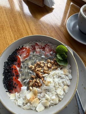 Smoothie Bowl nutty banana   at NOORD Cafe in Wanagiri
