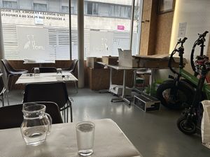 Storage room?  Dining room?  You make the call.   at Toutofu in Paris