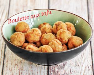 boulette tofu at Toutofu in Paris