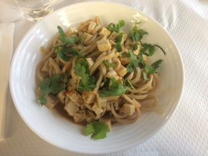 Dan Dan (ramen with tofu and peanut sauce) at Toutofu in Paris