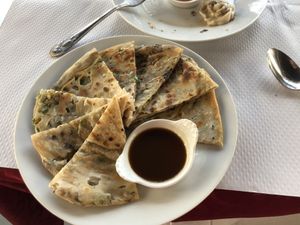 Flatbreads  at Toutofu in Paris