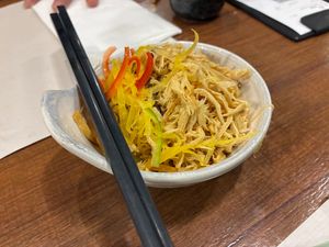 Tofu shreds at Zen Tea Restaurant in Taipei