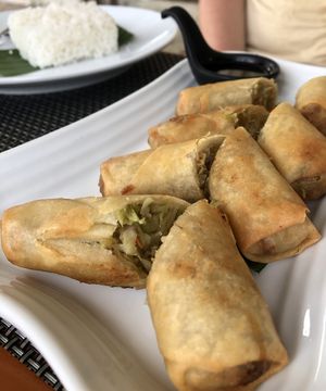 Spring rolls  at Me Dee Kitchen in Koh Kut