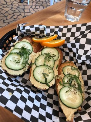 Mmmm toast  at HiVolt Coffee in New Orleans