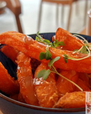 Sweet potatoes at Maora Restaurant - Batignolles in Paris