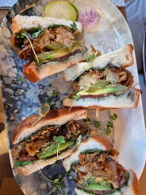 Sandwich at Maora Restaurant - Batignolles in Paris