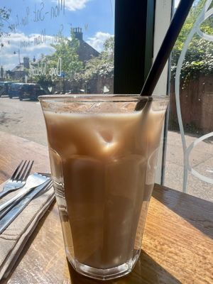 Iced chai latte   at Roots Cafe Inv in Inverness