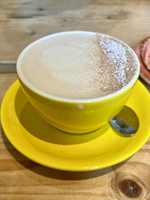 caramelised banana chai latte (special)   at Roots Cafe Inv in Inverness