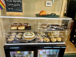 Cake counter   at Roots Cafe Inv in Inverness