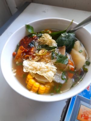 Only 25.000 Dong for this! at Hủ Tiếu Chay in Ho Chi Minh City