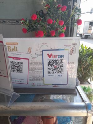 You can pay by bank transfer if you want at Hủ Tiếu Chay in Ho Chi Minh City